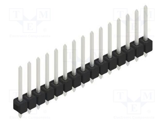 Connector: pin strips; pin header; male; PIN: 15; 2.54mm; THT; 1x15
