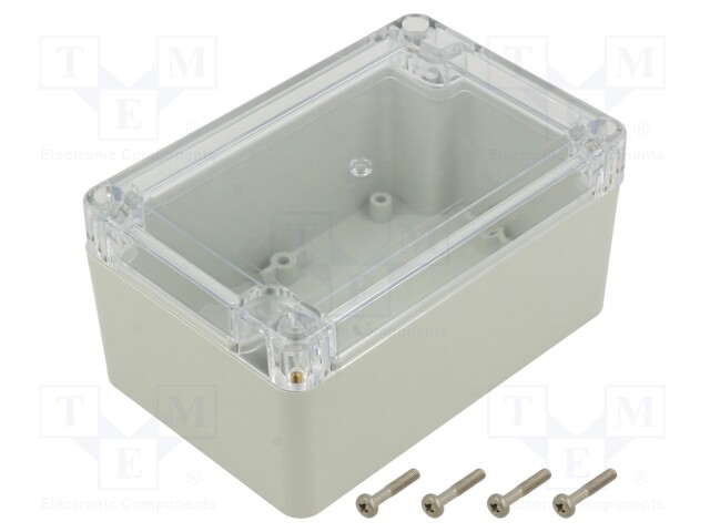 Enclosure: multipurpose; X: 80mm; Y: 120mm; Z: 60mm; ZP; light grey
