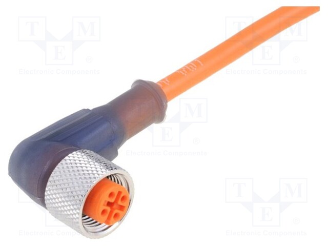 Plug; M12; PIN: 3; female; A code-DeviceNet / CANopen; 2m; straight