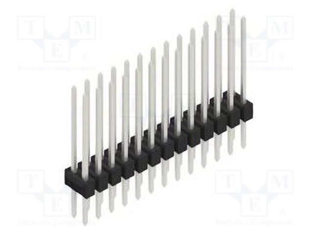 Connector: pin strips; pin header; male; PIN: 26; 2.54mm; THT; 2x13