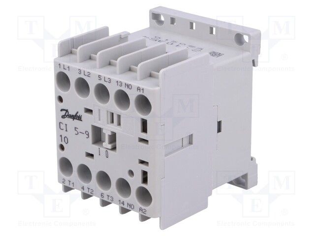 Contactor: 3-pole; NO x3; Auxiliary contacts: NO; 230VAC; 8.5A
