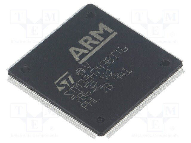ARM microcontroller; Flash: 2MB; 400MHz; SRAM: 1000kB; LQFP208