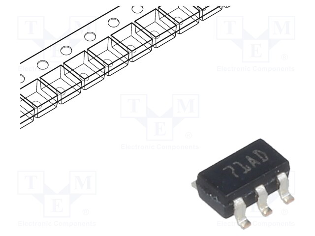 IC: voltage regulator; LDO,linear,adjustable; 0.085A; SOT23-5