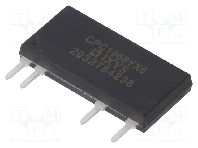 Relay: solid state; Icntrl max: 50mA; 3A; max.600VAC; THT; SIP4