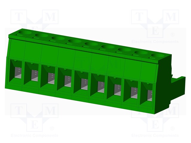 Connector: pluggable terminal block; plug; female; straight; 300V