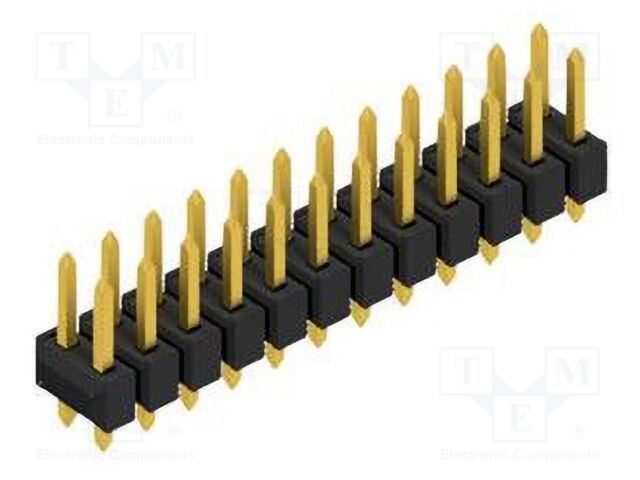 Connector: pin strips; pin header; male; PIN: 24; 2.54mm; THT; 2x12