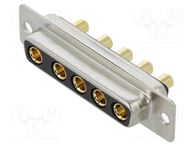 Special D-Sub; PIN: 5; plug; female; on PCBs; THT; MHCD; 240V