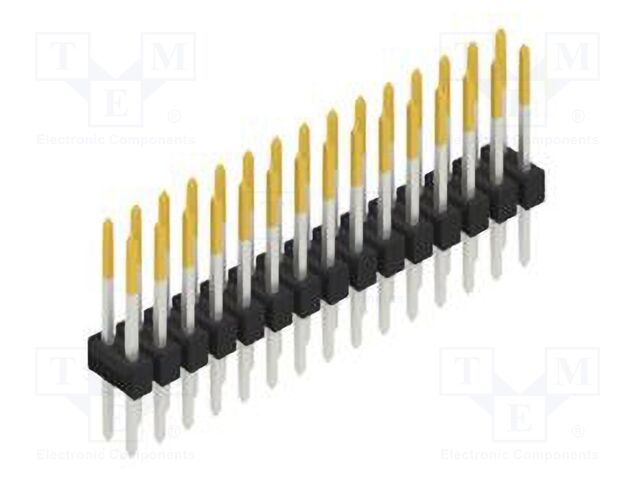 Connector: pin strips; pin header; male; PIN: 30; 2.54mm; THT; 2x15