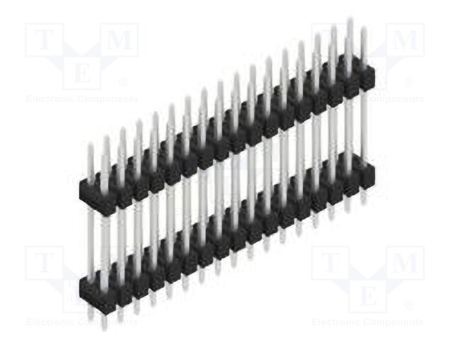 Connector: pin strips; pin header; male; PIN: 34; 2.54mm; THT; 2x17