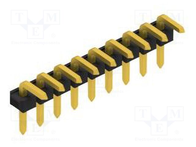 Connector: pin strips; pin header; male; PIN: 9; 2.54mm; THT; 1x9