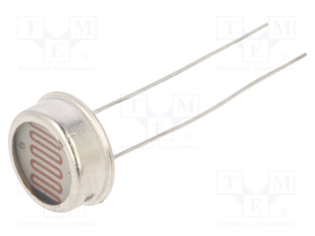 Photoresistor; 250mW; 140÷300kΩ; 560nm; Mounting: THT; 250VDC