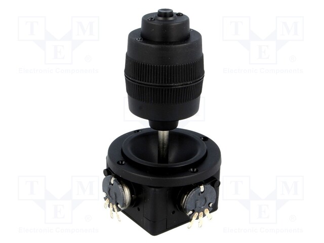 Joystick; 0÷10kΩ±5%,3- axes,FIRE function, 1 x NO contact