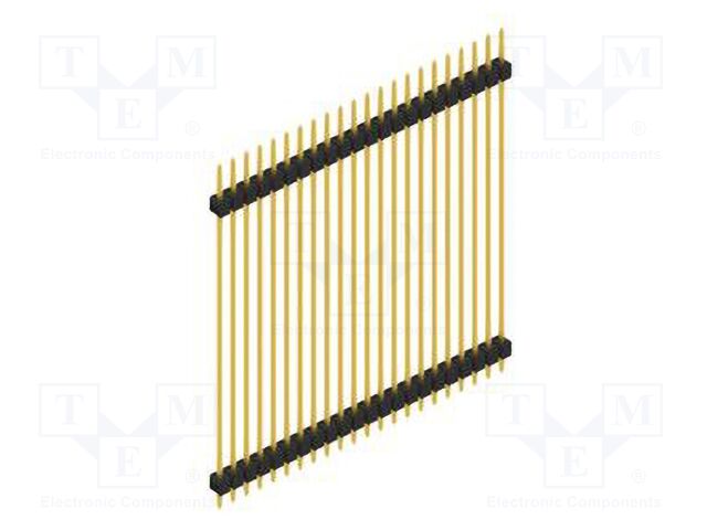 Connector: pin strips; pin header; male; PIN: 22; 2.54mm; THT; 1x22