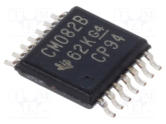 IC: digital; AND; Ch: 2; IN: 4; CMOS; SMD; TSSOP14; 3÷18VDC; -55÷125°C