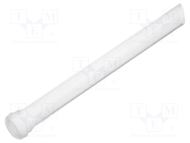 Fibre for LED; round; Ø5mm; Front: convex; straight
