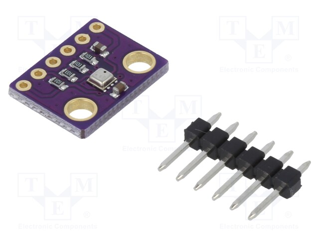 Sensor: atmospheric; barometer; I2C,SPI; 3.3VDC; IC: BMP280