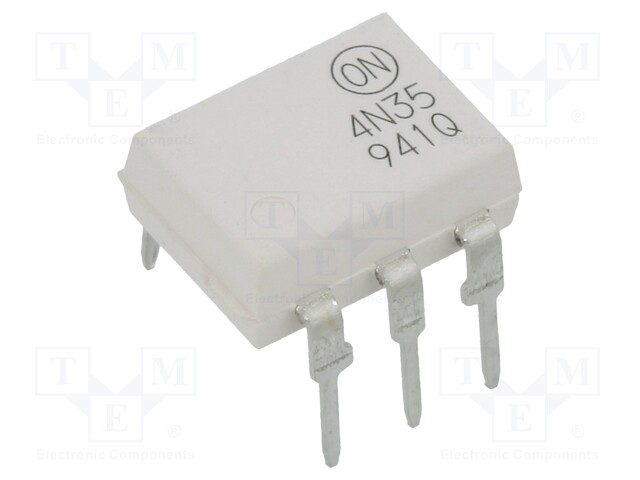 Optocoupler; THT; Channels: 1; Out: transistor; Uinsul: 7.5kV; DIP6