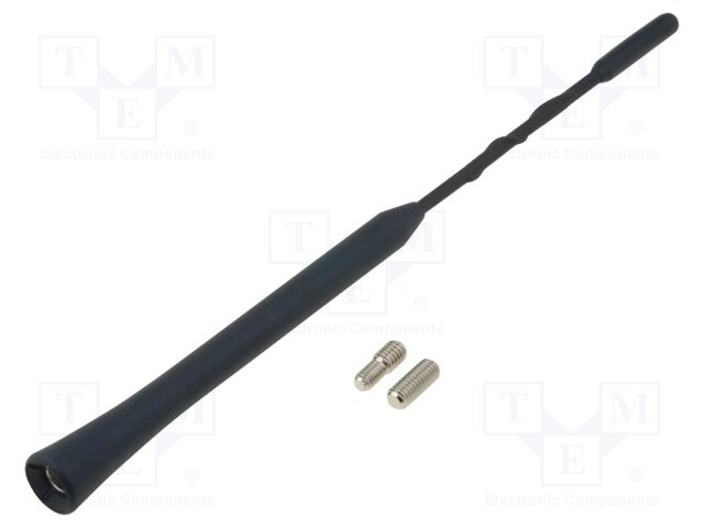 Antenna mast; 0.235m; M5,M6; inside; universal; Colour: black