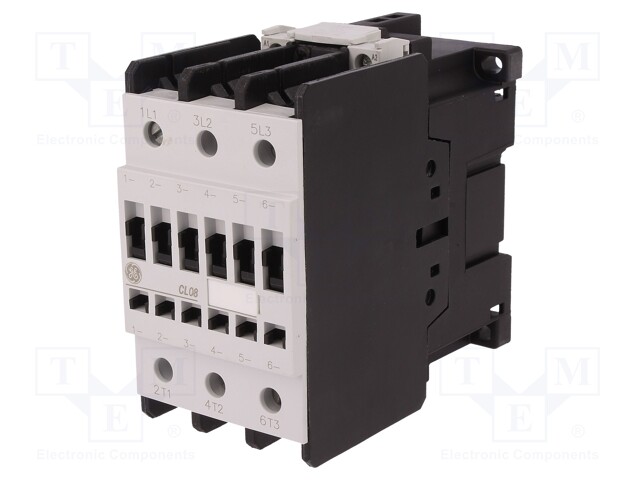 Contactor: 3-pole; NO x3; 230VAC; 80A; DIN,on panel; CL; 37kW