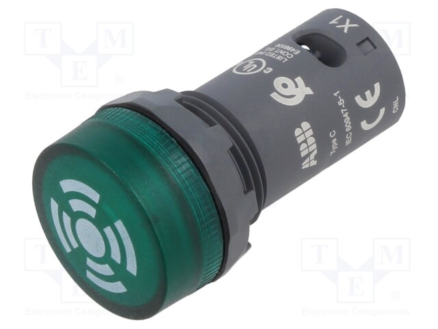 Light-sound signaller; 22mm; CB1; Ø22.3mm; 24VAC; 24VDC; 48mA