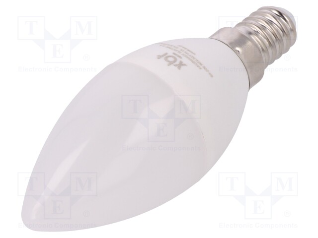 LED lamp; cool white; E14; 230VAC; 590lm; 7W; 220°; 6000K; CRImin: 80