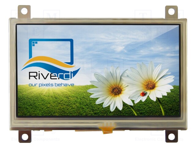 Display: TFT; 4.3"; 480x272; Illumin: LED; Dim: 106.3x68x7.95mm