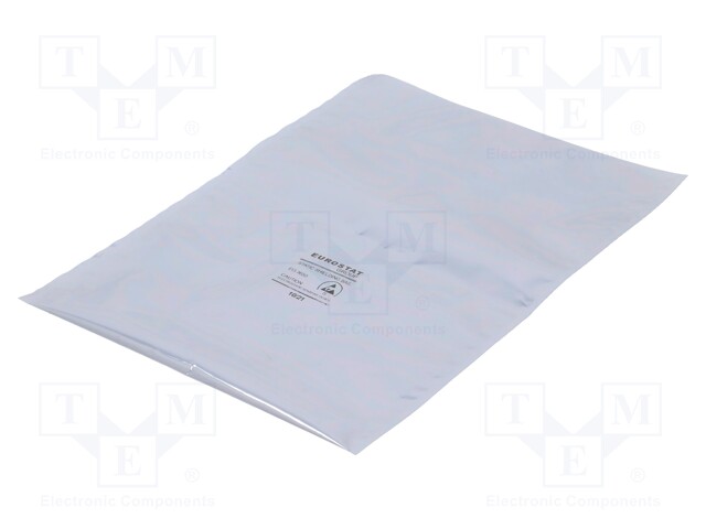 Protection bag; ESD; L: 305mm; W: 203mm; Thk: 76um; IEC 61340-5-1