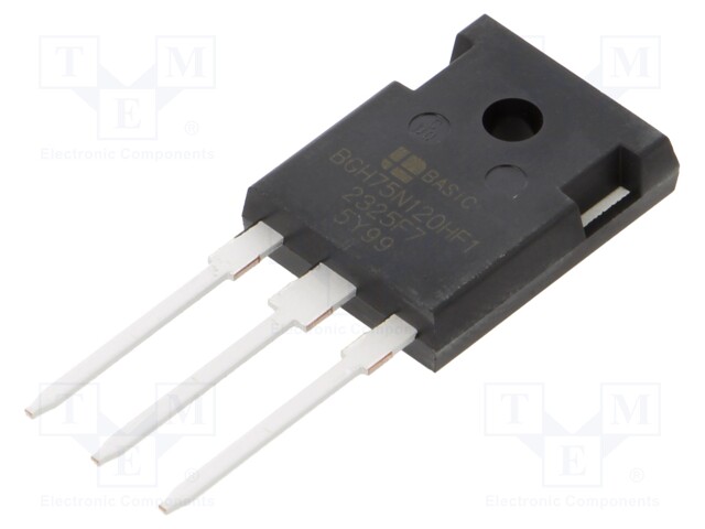 Transistor: IGBT; SiC SBD; 1.2kV; 75A; 568W; TO247-3