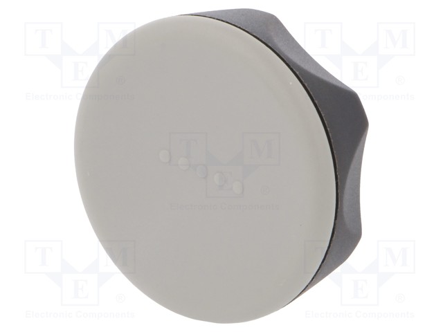 Knob; Dia: 56mm; M10; 13mm; H: 29mm; technopolymer (PA); black