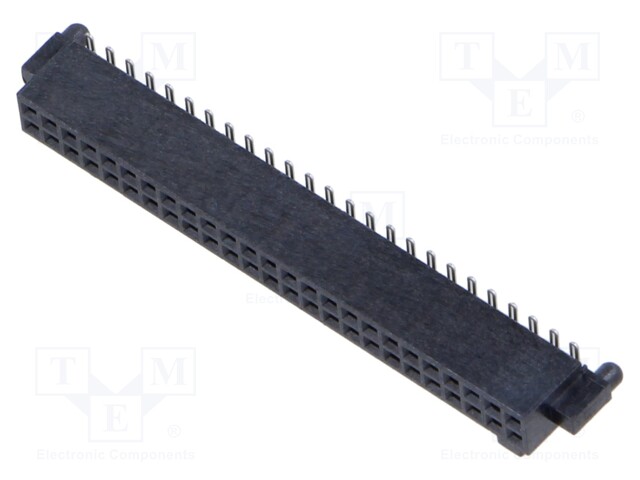 Connector: PCB to PCB; female; PIN: 50; 1.27mm; SFC; gold-plated