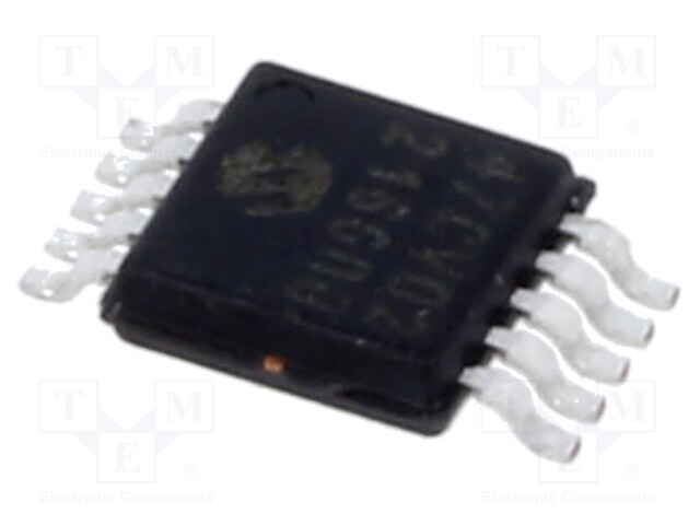 D/A converter; 8bit; Channels: 2; 1.8÷5.5V; MSOP10; -40÷125°C