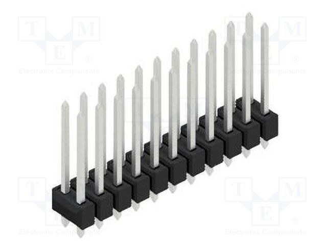 Connector: pin strips; pin header; male; PIN: 22; 2.54mm; THT; 2x11
