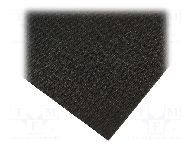 Bench mat; ESD; Dim: 550x1200mm; D: 2mm; black; 0.001÷1MΩ; 130°C