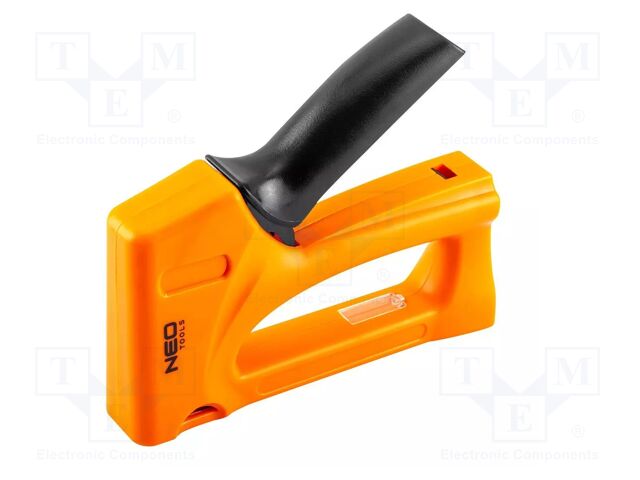 Stapler; width staples: 4-8 mm; ABS; upholstery works