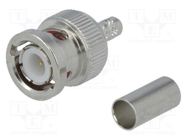Plug; BNC; male; KX23,M17-84,RG142,RG223,RG400,RG55; for cable
