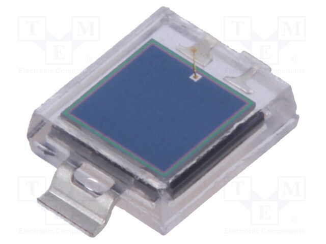 PIN photodiode; 940nm; 0.43-1.1um; 130°; Mounting: SMD; Lens: blue
