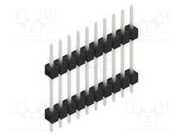 Connector: pin strips; pin header; male; PIN: 10; 2.54mm; THT; 1x10