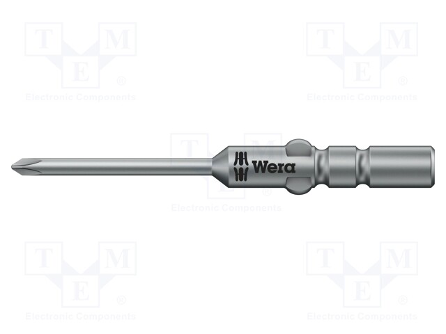 Screwdriver bit; Phillips; PH0; Overall len: 40mm; Ø: 2mm