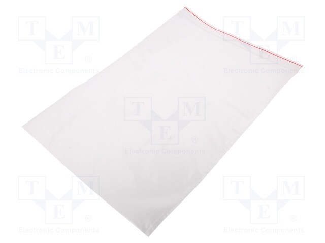 Self-seal bag; L: 350mm; Width: 250mm; Pcs: 100; Thick: 45um