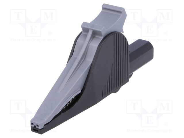 Crocodile clip; 36A; 1kVDC; black; Grip capac: max.41mm
