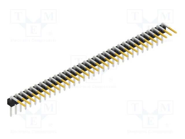 Connector: pin strips; pin header; male; PIN: 32; 2.54mm; THT; 1x32
