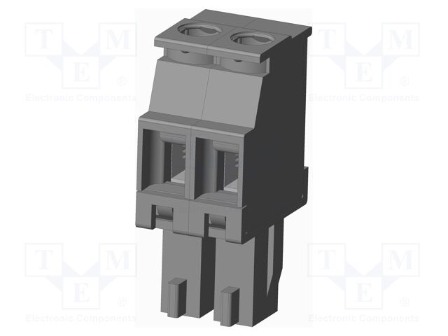 Connector: pluggable terminal block; plug; female; angled 90°