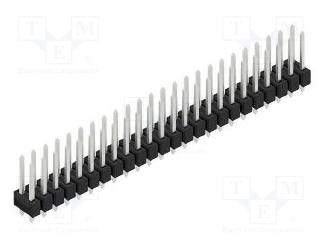 Connector: pin strips; pin header; male; PIN: 48; 2.54mm; THT; 2x24