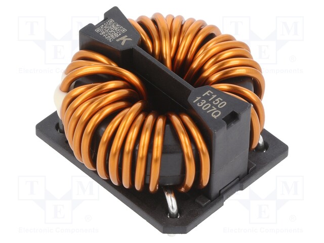 Inductor: wire with current compensation; THT; 2.5mH; 5.14mΩ