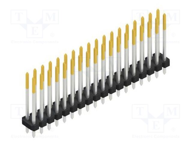 Connector: pin strips; pin header; male; PIN: 36; 2.54mm; THT; 2x18
