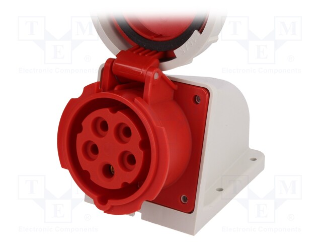 Connector: AC supply 3-phase; socket; female; 16A; 400VAC; IP67