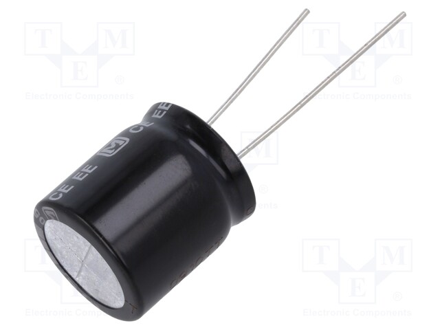 Electrolytic Capacitor, 33 µF, 450 V, EE Series, ± 20%, Radial Leaded, 10000 hours @ 105°C