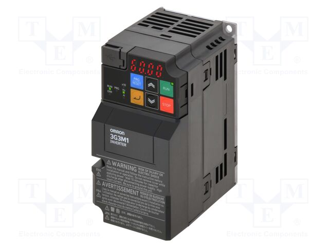 Vector inverter; 200/400W; 3x230VAC; 3x200÷240VAC; 3G3M1