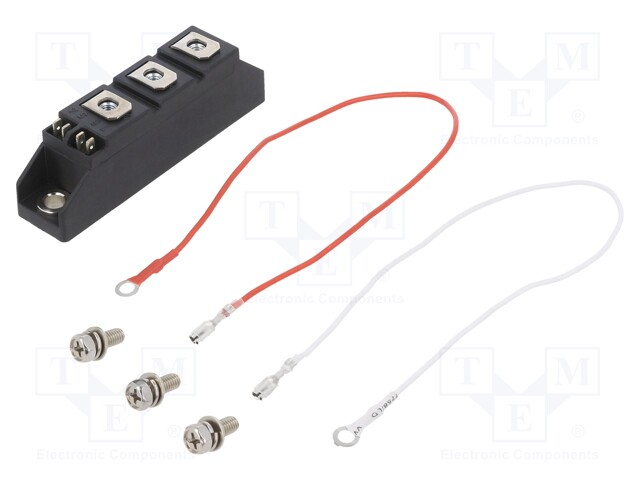 Module: thyristor; double series; 1.6kV; 90A; Ifmax: 141A; 21MM