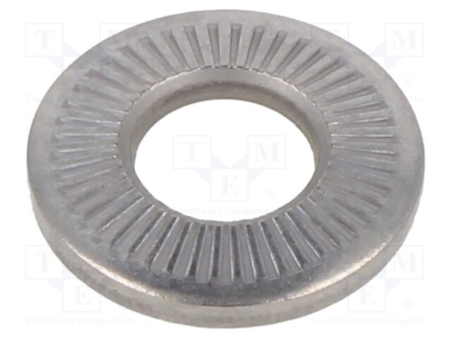 Washer; internally serrated; M6; D=14mm; h=2.1mm; BN 85460